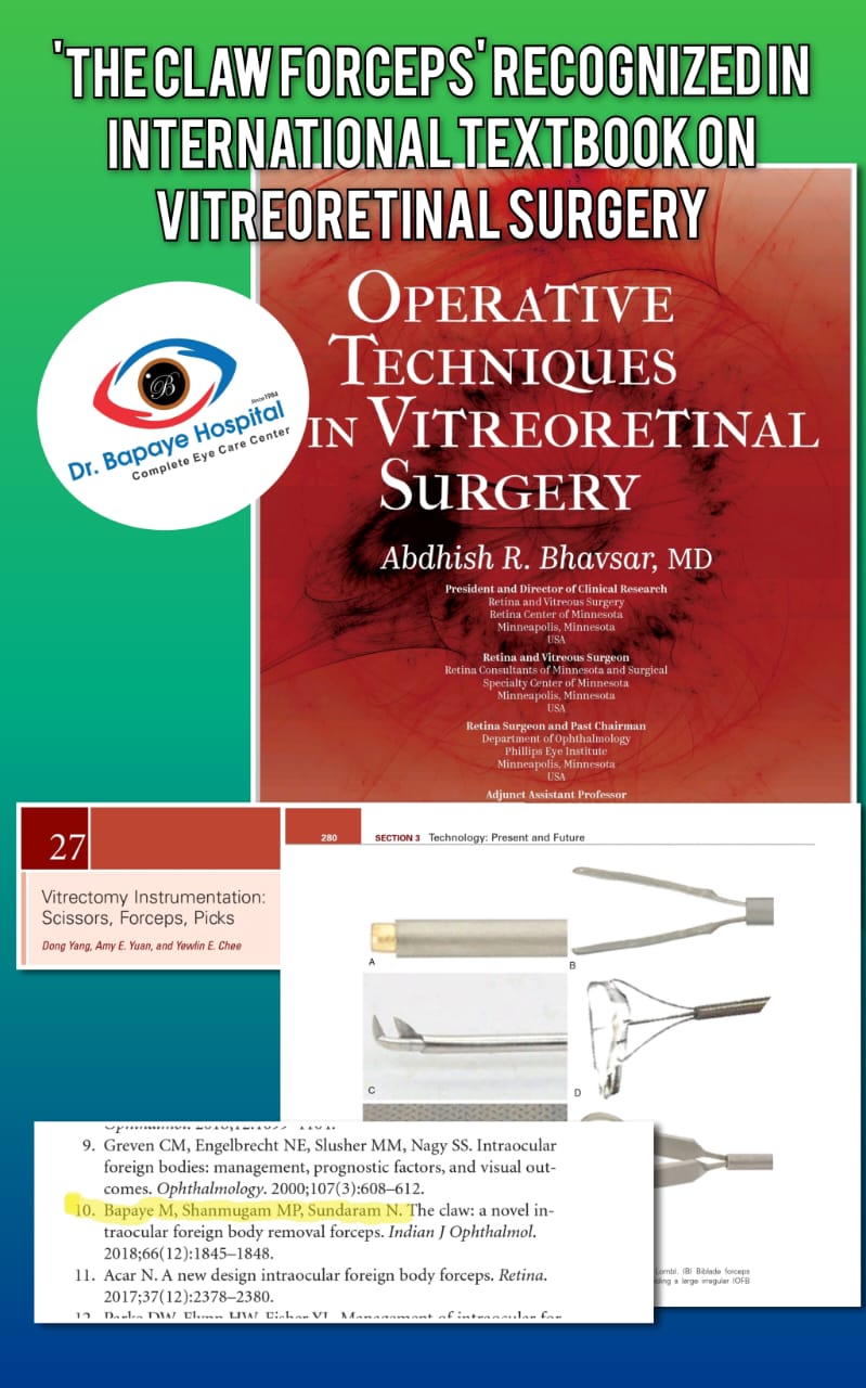 NEWS, CERTIFICATES & AWARDS — Bapaye Eye Hospital, Nashik